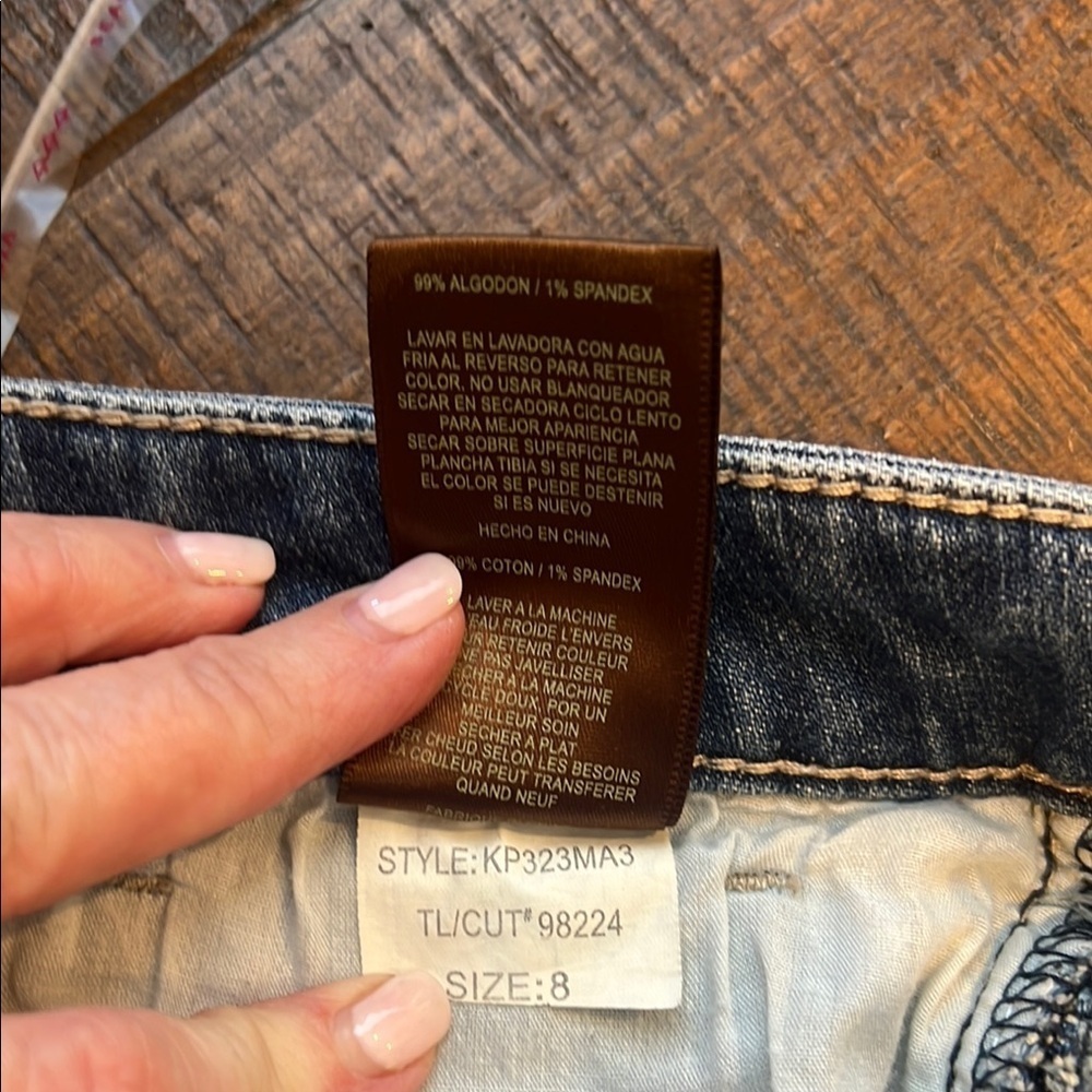 Kut from the Kloth Blue Ankle Cropped Jeans - Picture 2 of 4